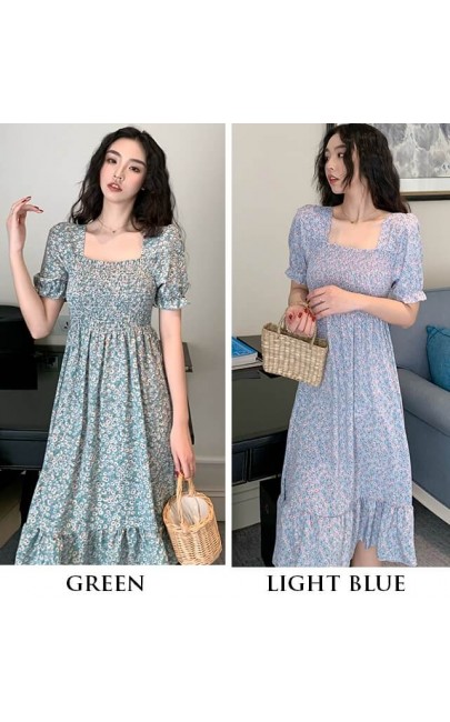 4✮- Knee Dress (XS-L) - LEFM4244