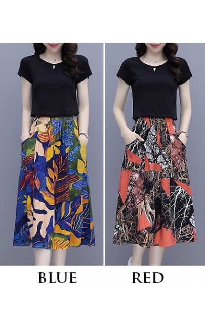 4✮- Knee Dress (Top+Skirt, Small Cutting) - LGFM6764