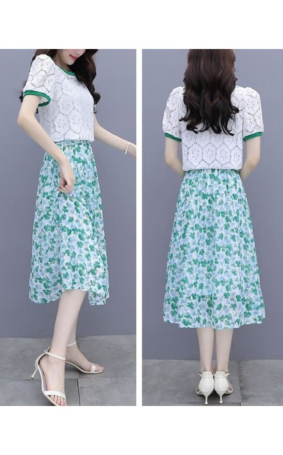 4✮- Midi Dress (Top+Skirt) - LHFM7388 4✮- Midi Dress (Top+Skirt) - LHFM7388