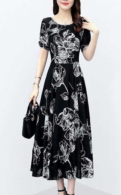 4✮- Midi Dress (Small Cutting) - LIFM8171