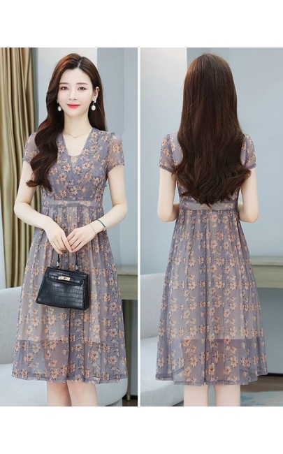 4✮- Knee Dress (Small Cutting) - LKFM10125