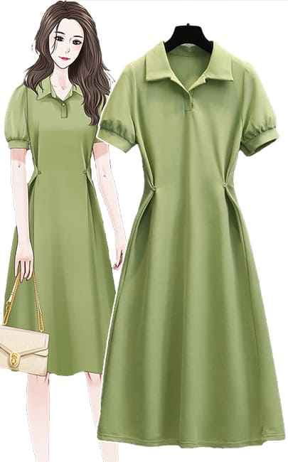 4✮- Midi Dress - LKFM9537