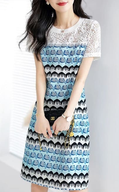 4✮- Knee Dress - LMFM11259