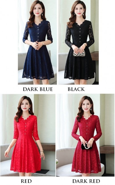 3✮- Knee Dress - LOFM12098 / RY1899