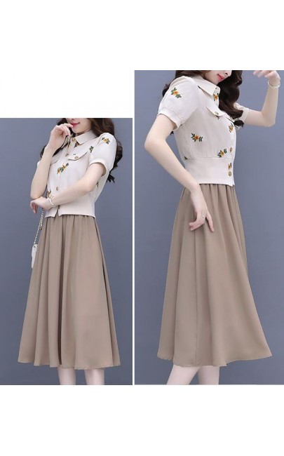4✮- Midi Dress (Top+Skirt) - LOFM12390 4✮- Midi Dress (Top+Skirt) - LOFM12390