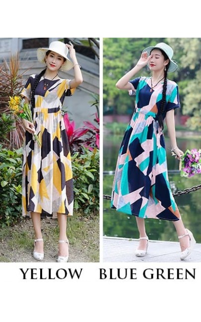 4✮- Midi Dress - LOFM12442