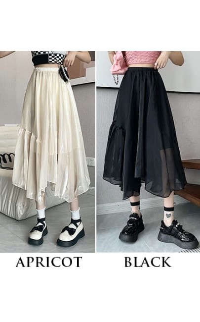 4✮- Midi Skirt - LOFM12473