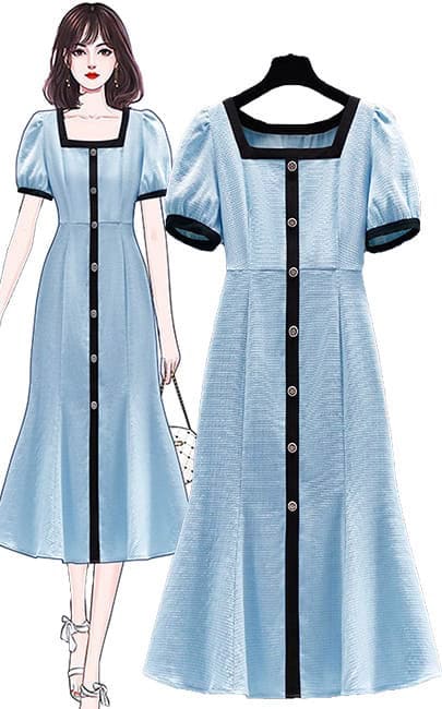 4✮- Mermaid Knee Dress - LPFM13253 / PF23171