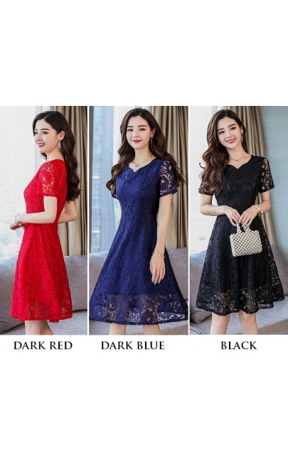 4✮- LPFM13389 / BY665 - Knee Dress (Small Cutting) 