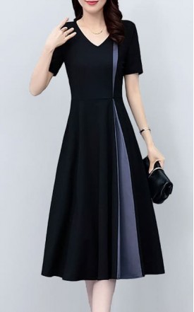 4✮- Knee Dress - LQFM14138