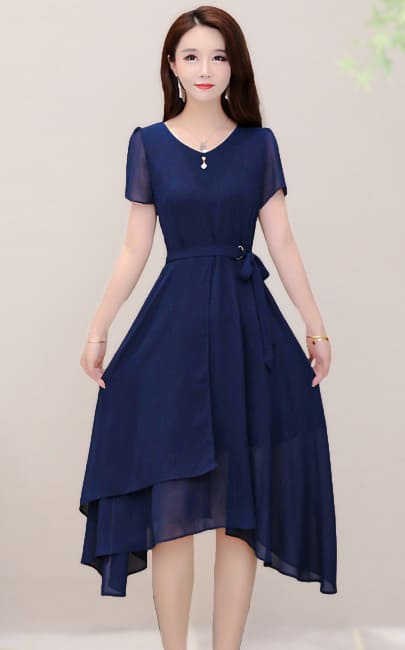 4✮- Knee Dress (Small Cutting) - LRFM14632