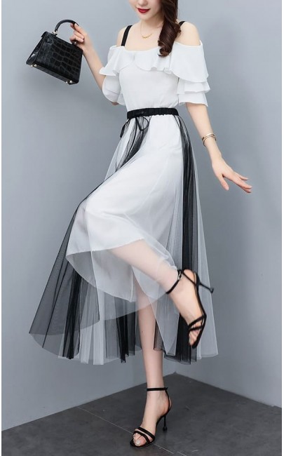 4✮- Midi Dress (Top+Skirt) - LRFM14661