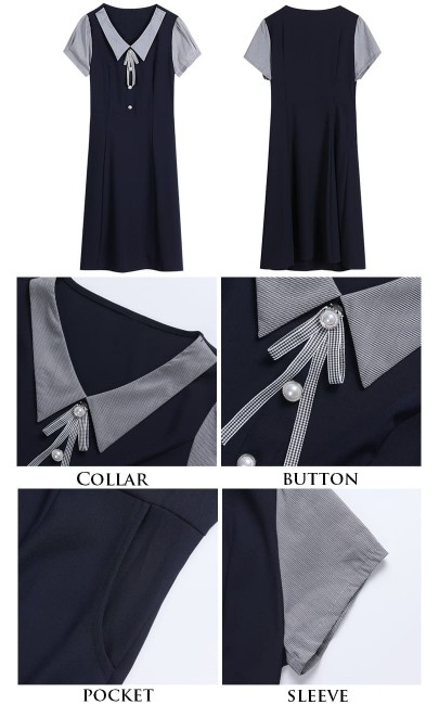 4✮- Knee Dress (Small Cutting) - LTFM17298 / RM3490