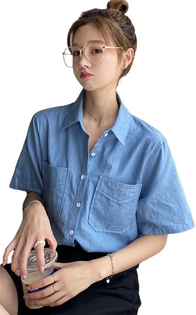 4✮- Denim Shirt - LUFM17785