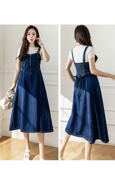 4✮- Denim Pinafore - LVFM18895 4✮- Denim Pinafore - LVFM18895
