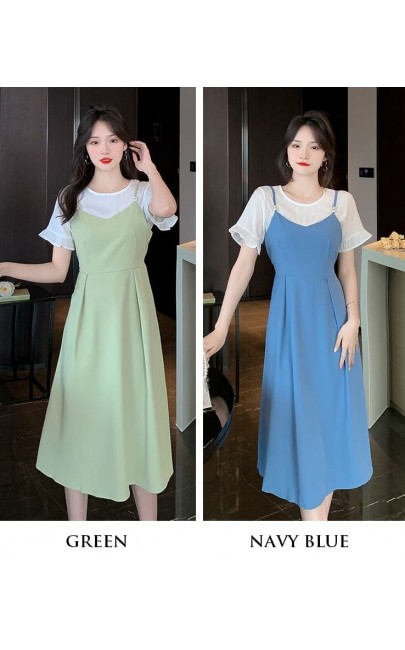 4✮- Knee Dress (With Top) - LVFM19266