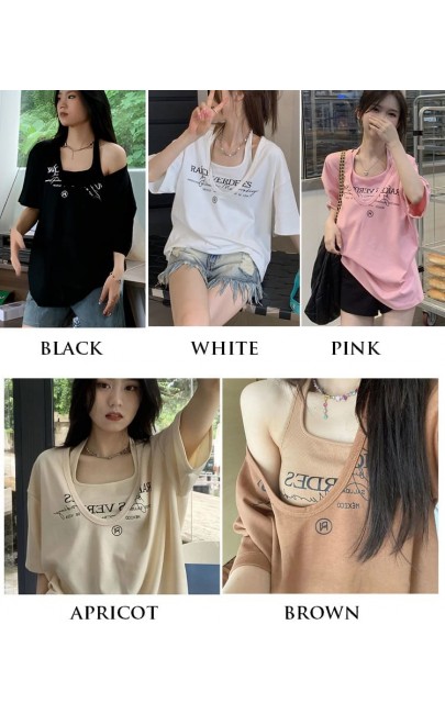 2✮- Top (With Singlet) (XS-L) - LXFM20397 (Small Cut)