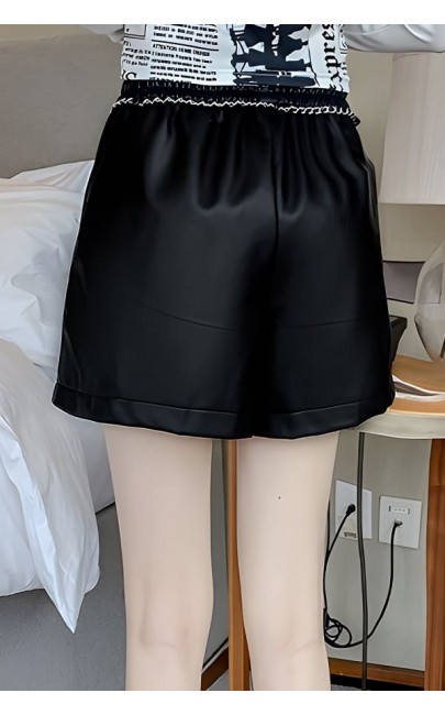 4✮- PU Shorts - LYFM20344