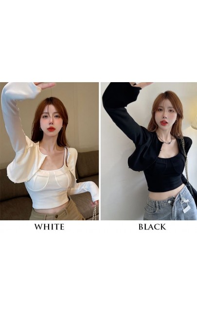 4✮- Cardigan (With Singlet)(XS-L) - LYFM20595 4✮- Cardigan (With Singlet)(XS-L) - LYFM20595