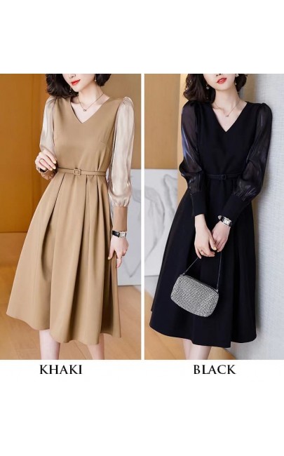 4✮- Knee Dress - LYFM20695