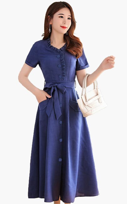 4✮- Midi Dress - LZFMY3219 - Temp