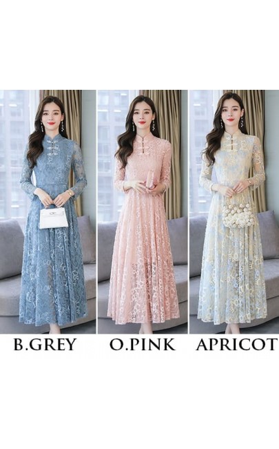 4✮- Midi Dress (Cheongsam) - MBFMY3299 4✮- Midi Dress (Cheongsam) - MBFMY3299