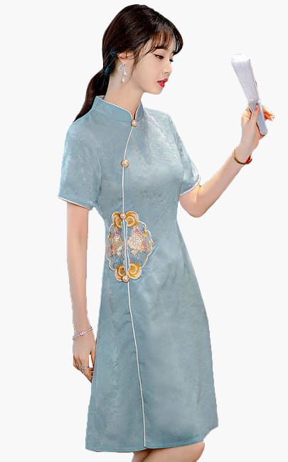 4✮- Knee Dress (Cheongsam) - MBFMY3302