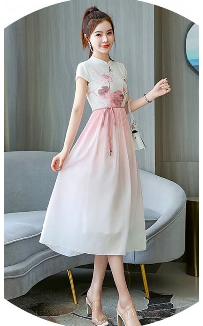 4✮- Midi Dress (Cheongsam) - MBFMY3324