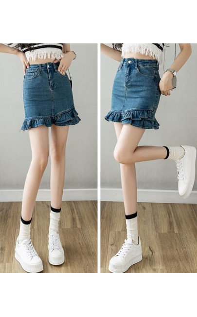 4✮- Denim Mini Skirt - MDFM25120