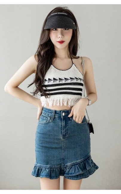 4✮- Denim Mini Skirt - MDFM25120