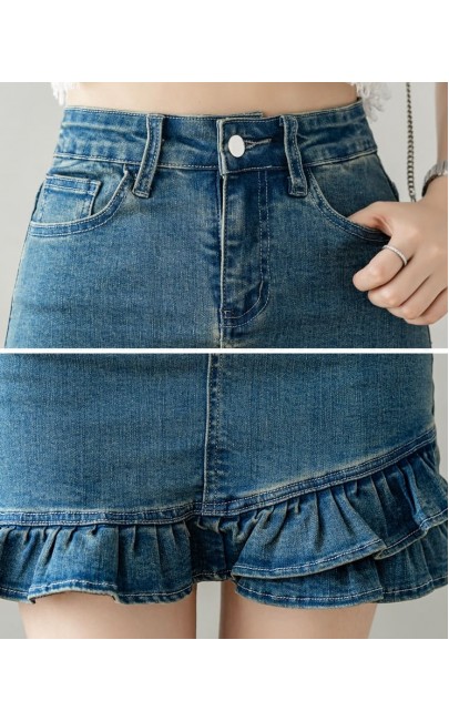 4✮- Denim Mini Skirt - MDFM25120