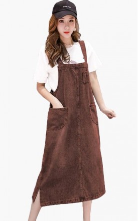 4✮- Denim Pinafore - MDFM25121