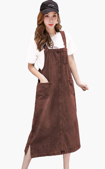 4✮- Denim Pinafore - MDFM25121