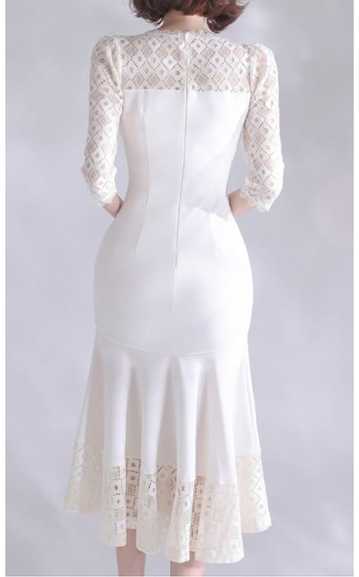 4✮- Bodycon Knee Dress - MFFM26042