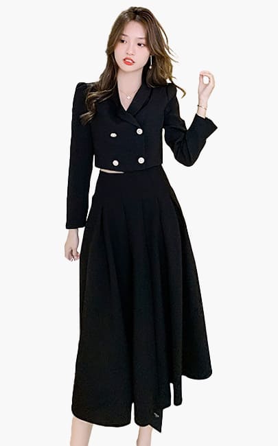 4✮- Midi Dress (Coat+Skirt) - MFFM26486