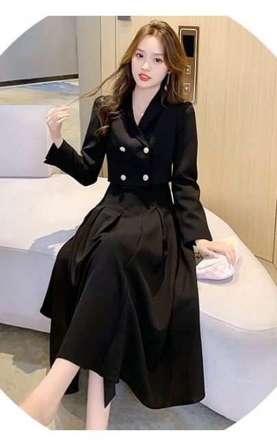 4✮- Midi Dress (Coat+Skirt) - MFFM26486 4✮- Midi Dress (Coat+Skirt) - MFFM26486