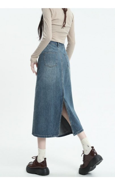 4✮- Denim Skirt - MJFM30066 4✮- Denim Skirt - MJFM30066
