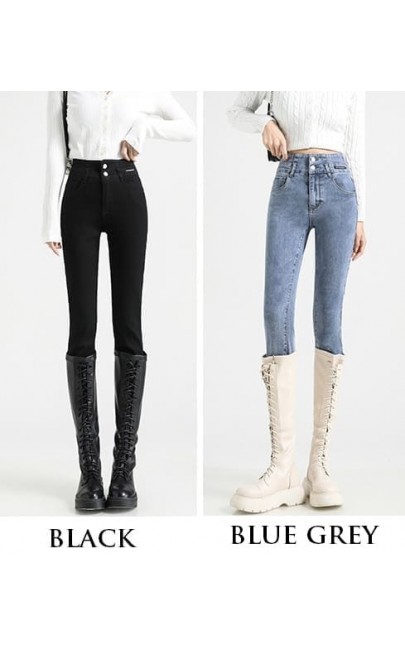 4✮- Denim Elastic Pants (Small Cutting) - MJFM30067 4✮- Denim Elastic Pants (Small Cutting) - MJFM30067