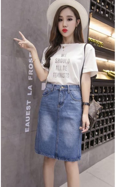 4✮- Denim Skirt - MKFMY4015 4✮- Denim Skirt - MKFMY4015