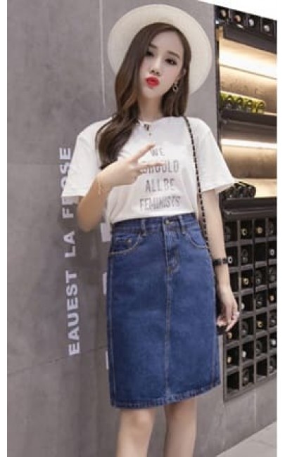 4✮- Denim Skirt - MKFMY4015 4✮- Denim Skirt - MKFMY4015