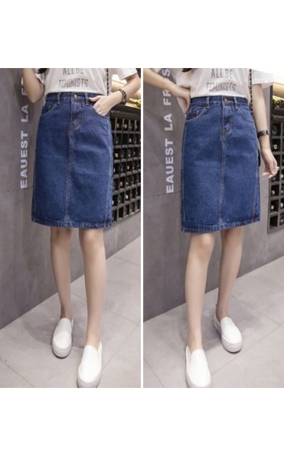 4✮- Denim Skirt - MKFMY4015 4✮- Denim Skirt - MKFMY4015