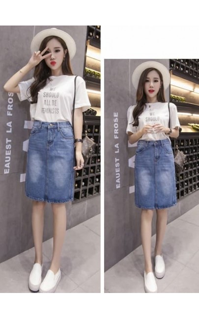 4✮- Denim Skirt - MKFMY4015 4✮- Denim Skirt - MKFMY4015