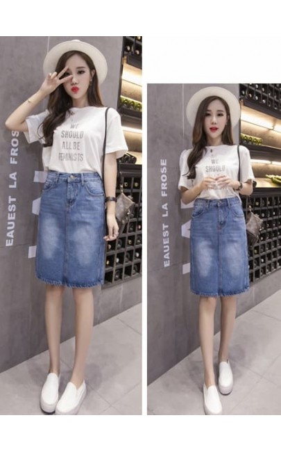 4✮- Denim Skirt - MKFMY4015