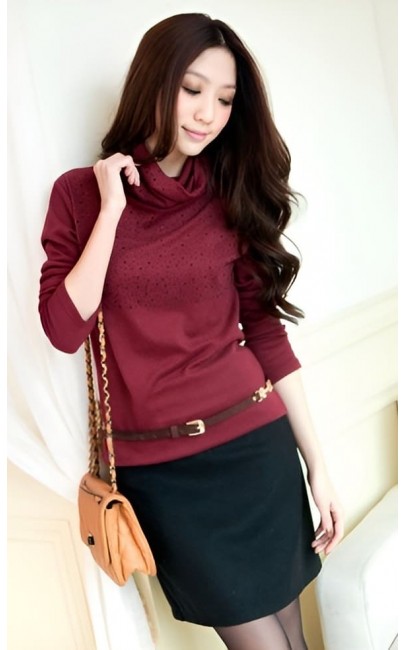 4✮- Knee Skirt - MLF10281 (Ready Stock) 4✮- Knee Skirt - MLF10281 (Ready Stock)