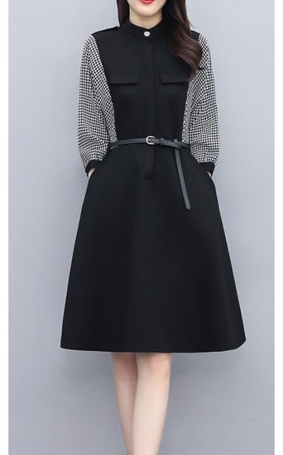 4✮- Knee Dress - MLFRS47855 (Ready Stock) 4✮- Knee Dress - MLFRS47855 (Ready Stock)