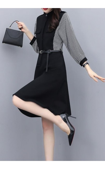 4✮- Knee Dress - MLFRS47855 (Ready Stock) 4✮- Knee Dress - MLFRS47855 (Ready Stock)