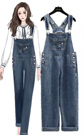 4✮- Denim Jumpsuit - MMFRM40