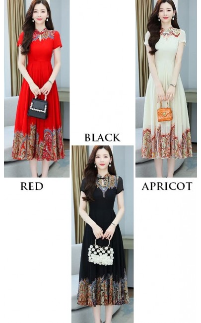 4✮- Midi Dress (Cheongsam) - MMFRM666 4✮- Midi Dress (Cheongsam) - MMFRM666