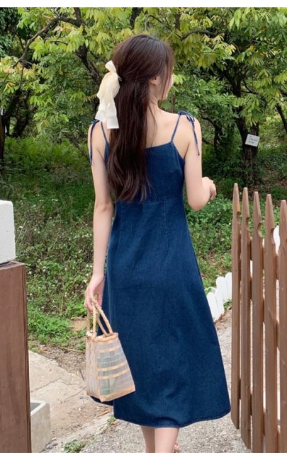 4✮- Denim Knee Dress - MOFRM1558