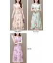 4✮- MRFRM3220 - Knee Dress (Cheongsam)